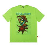 Men's T Shirt Personalized Printed Short-Sleeved T-shirt Men's and Women's Ins Loose
