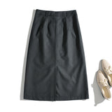 Women Skirt Spring and Autumn High Waist Suit Skirt Women's Midi Skirt
