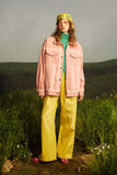 Unisex Jacket Autumn Two-Dimensional Washed Coat Women's Clothing