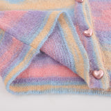 Women Sweater Sun Protection Sweater Girls Button Cardigan Casual Long Sleeve Top