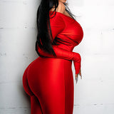 Women Co-Ord Set Long Sleeve Trousers Casual Suit