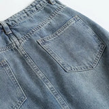 Women Skirt Vintage Denim Skirt Skirt