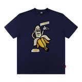 Men's T Shirt Printed Short-Sleeved T-shirt Men's and Women's American Retro Loose