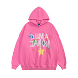 Men Hoodie Letter XINGX Printed Pullover Sweatshirt