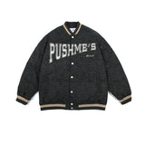 Varsity Jacket Vintage Letter Baseball Uniform Cotton Clothes