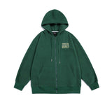 Unisex Jacket Autumn Letter Cardigan Hoodie