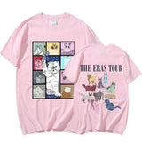 Cotton The Eras Tour Cat Edition Printed T-Shirt