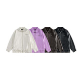 Unisex Jacket Autumn Trendy Leather Coat Women's Clothing