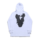 Palm Angle Hoodie Demon Smoke Angel Hooded Sweater Couple Big V Hat