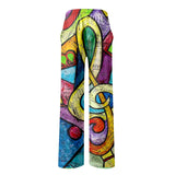 Men Pant Summer Print Loose Trousers Ethnic Style Casual Trousers