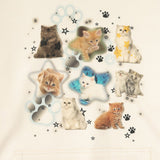 Men Hoodie Animal Kitten Printed Hoodie Male Spring and Autumn Leisure Long Sleeve Sports