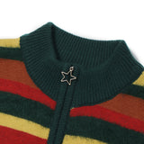 Women Sweater Sleeveless Knitwear Vest Women's Half Zipper Waistcoat