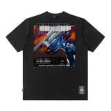 Men T Shirt T-shirt Men and Women Vintage Print Short Sleeves Loose Couple