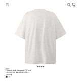 American vintage street T-shirt pure cotton men's and women's summer loose half-sleeves