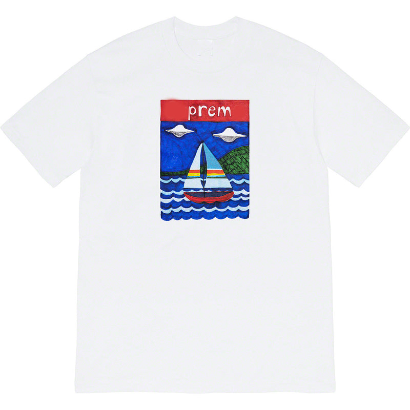 Mens T-shirts 20SS Sailboat Tee Sailboat Oil Painting Printed Letter T-Shirt Short Sleeve