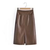 Women Skirt Retro Skirt Mid-Length Skirt