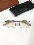CHH Chrome Hearts Glasses Simple and stylish half-frame titanium frame glasses frame