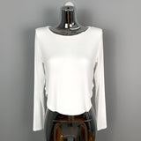 Women Long Sleeve Shirt round Neck Short Long-Sleeved T-shirt Women