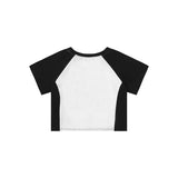 Women T-shirt Printed Short T-shirt Women's Summer round Neck Top