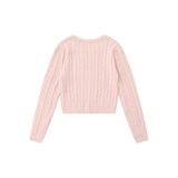 Women Sweater Short Knitwear for Girls Autumn Leisure Pullover Sweater