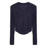 Women Long Sleeve Shirt Tight Spring Long Sleeve