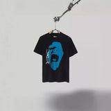 Mens T-shirts Travis Scott Cactus Jack x Utopia Crying Blue Face Short Sleeves