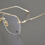 CHH Chrome Hearts Glasses Versatile Vintage Ultra Light Titanium Frame Myopia Frame