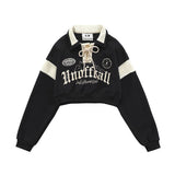 Women Hoodie Sweater Women's Loose Color Matching Long-Sleeved Top