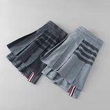 Women Skirt Pleated Skirt Preppy Style