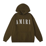 Amiri Hoodie AMI Letter logo print hooded sweater for men and women