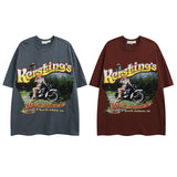 Men T Shirt Hiphop High Street Short-Sleeved T-shirt Men's Fashion Brand Summer