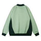 Men Hoodie Lapel Sweater Boys Letter Print Spring and Autumn Loose Casual Pullover