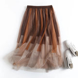 Women Skirt Spring Skirt Fairy Gauze Skirt