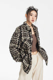 Unisex Jacket Autumn Retro Debutante Style Coat Women's Clothing