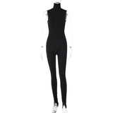 Women Jumpsuit Summer Fashion Slim Sleeveless Jumpsuit