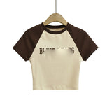 Women T-Shirt Short Sleeve Women's Raglan Sleeve T-shirt Top