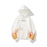 Palm Angle Hoodie Palm Angels Flame Letter Print Hooded Men and Women