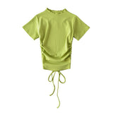 Women T-Shirt Short-Sleeved Top Women's Short Yoga Clothes Sports T-shirt