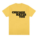 Chief Keef T Shirt Rapper Chief Keef Chicago Hates You Same Style T-shirt Men F