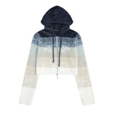 Women Sweater Short Hood Knitwear Women's Casual Sweater