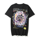 Bathing Ape T Shirt Cartoon Round Neck Summer Printed Large Size Short Sleeve Casual