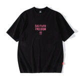 Men T Shirt Loose Men's Short-Sleeved T-shirt Hip-Hop Street Sports