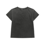 Women T-shirt Printed Distressed Short-Sleeved T-shirt for Women O-neck Short