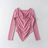 Women T-Shirt Long-Sleeved T-shirt Women's Bottoming Shirt Top