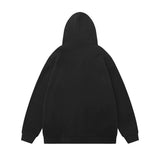 Men Hoodie Spider Paste Cloth Embroidery Inkjet Hooded Sweater