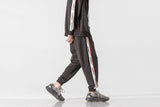 Unisex Pants Fall Color Contrast Patchwork Casual Pants