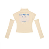 Women T-shirt Short T-shirt Women's High Street Slim Spring Half Turtleneck