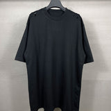 Men T-shirts LOGO washed and worn old T-shirts short sleeves loose and casual