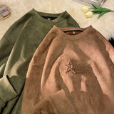 Men Hoodie Suede Sweater Men's High-Grade Bottoming Shirt Hooded Lazy