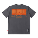 Men T Shirt Fashion Brand Printing Short-Sleeved T-shirt Men's Loose Casual